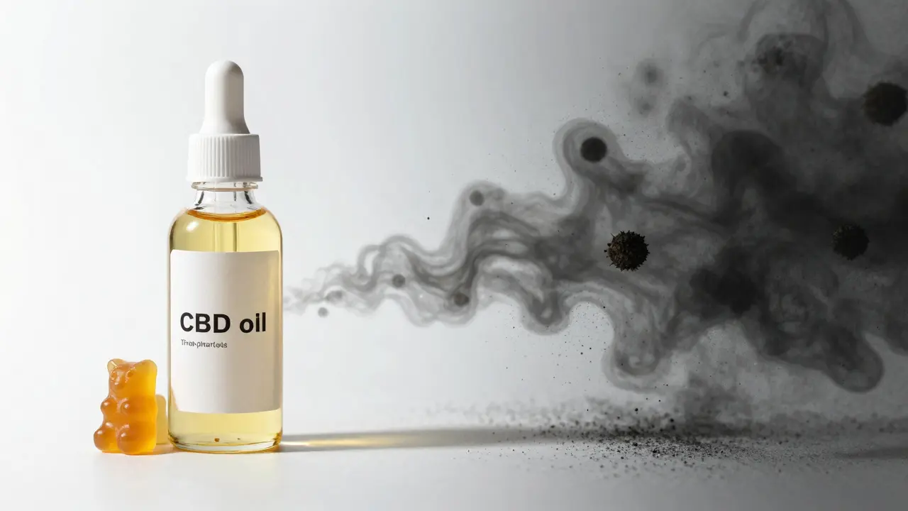 Kontrast mezi kvalitním CBD produktem a abstraktními nečistotami