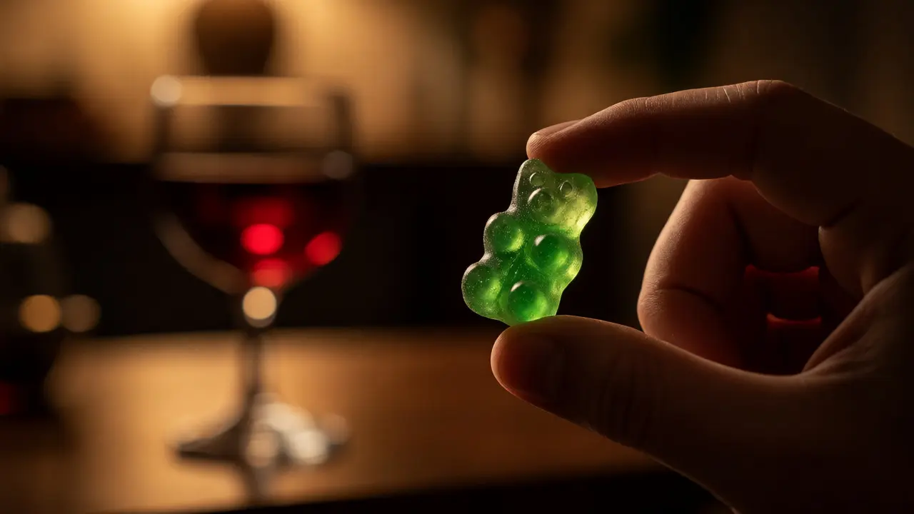 Můžete pít alkohol po užití CBD gumiček? Průvodce interakcemi